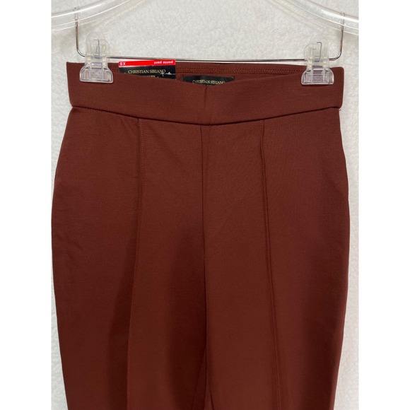 Christian Siriano New York Women's size XS Ponte Pant Rum Raisen NWT - Picture 3 of 12